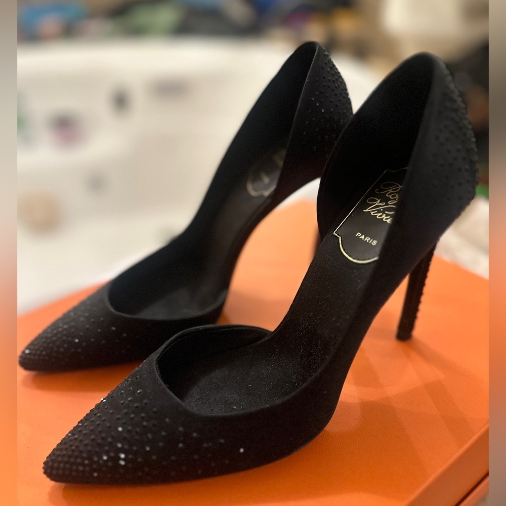 Black Roger Vivier Heels